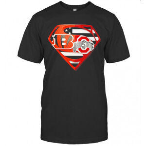 Superhero Cincinnati Bengals And Ohio State t-shirt